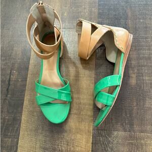 kelly green dress sandals Marcella | Valerie Heeled Sandals in Hot Pink | Women's Size 11 | Genuine Italian Leather